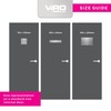 ViroDisplay® Standoff Aluminium Sign – 150 x 150mm – Premium