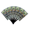 100 Dollar Note Design Folding Hand Fan - USA Souvenir