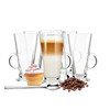 Sendez 6 Latte Macchiato Glasses Coffee Glasses Tea Glass