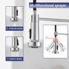 VOTON Chrome Kitchen Faucets with Pull Out Sprayer Commercial Spring