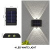 Solar Up and Down Outdoor Wall Lights for Garden Decoration