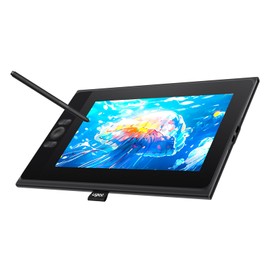 UGEE UE12 11.6 inch Drawing Tablet with Screen, Graphic Tablet with Full-Laminated Screen, 124% sRGB Color Gamut, Battery-Free Stylus & 8 Shortcut Keys, Drawing Pad Compatible with Windows/Mac/Android