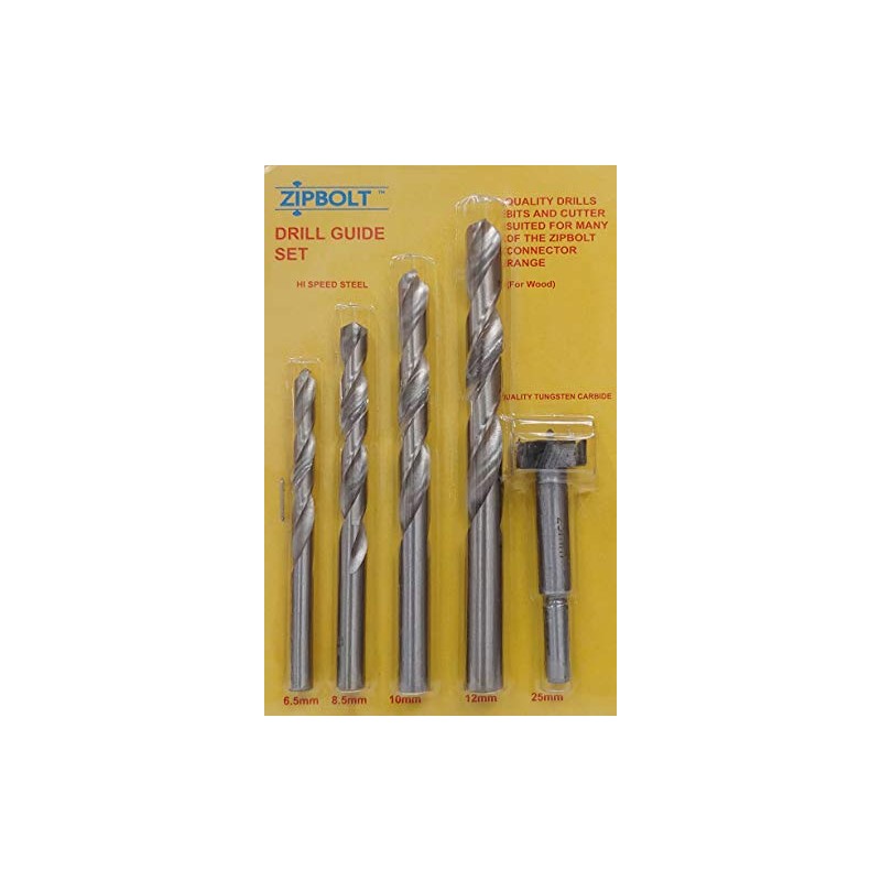 Zipbolt 40.285 Replacement Drill Bit Set for Universal Drill Guide