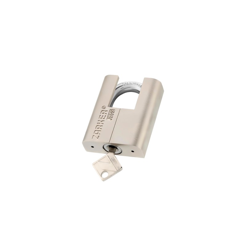 Zarker J55S keyed Alike Padlocks, Heavy Duty Stainless Steel Shackle