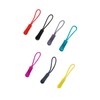 YFFSFDC Zipper Tabs 8 Colors 40 Pcs Zipper Pulls Zipper