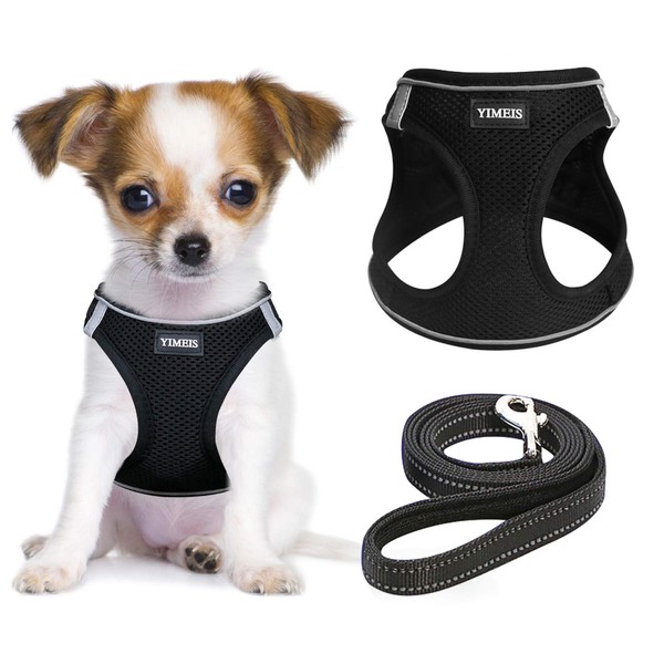 YIMEIS Dog Harness and Leash Set, No Pull Soft Mesh