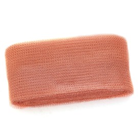 Pure Copper Knitted Mesh Roll - 12.7 cm X 30 Meters (5 inches x 100 Foot) Double Layer Mesh, Copper Screen, Multi-Purpose for Distillation Separation, EMI Shielding, Plant Protection and Hole Sealing
