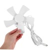 LIFKOME Compact USB Fan with Timer Versatile Hanging Ceiling Design