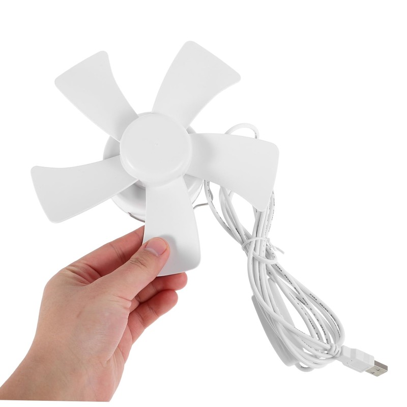 LIFKOME Compact USB Fan with Timer Versatile Hanging Ceiling Design