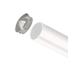 Stainless Steel 316 2" OD Tube Tapered End Cap for 16 & 13 Gauge Tube