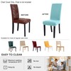 sourcing map High Back Dining Chair Covers, Stretch Removable Washable