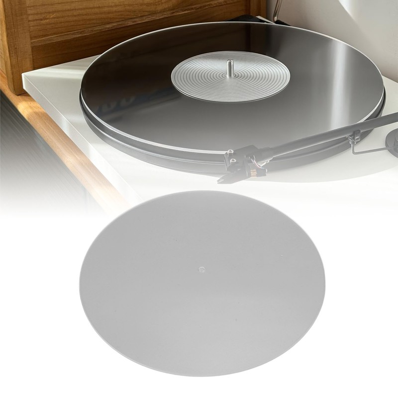 Turntable Mat Acrylic Anti Static Noise Reduction Turntable Slipmat for