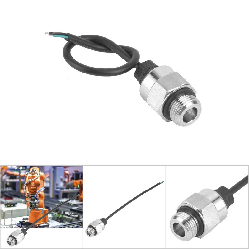 Water Pressure Sensor, Pressure Transducer Sensor with G3/8 Screw Connection,