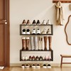 Homeiju Hanging Shoe Organizer,2 Pack Wall Mounted Shoe Rack Holds