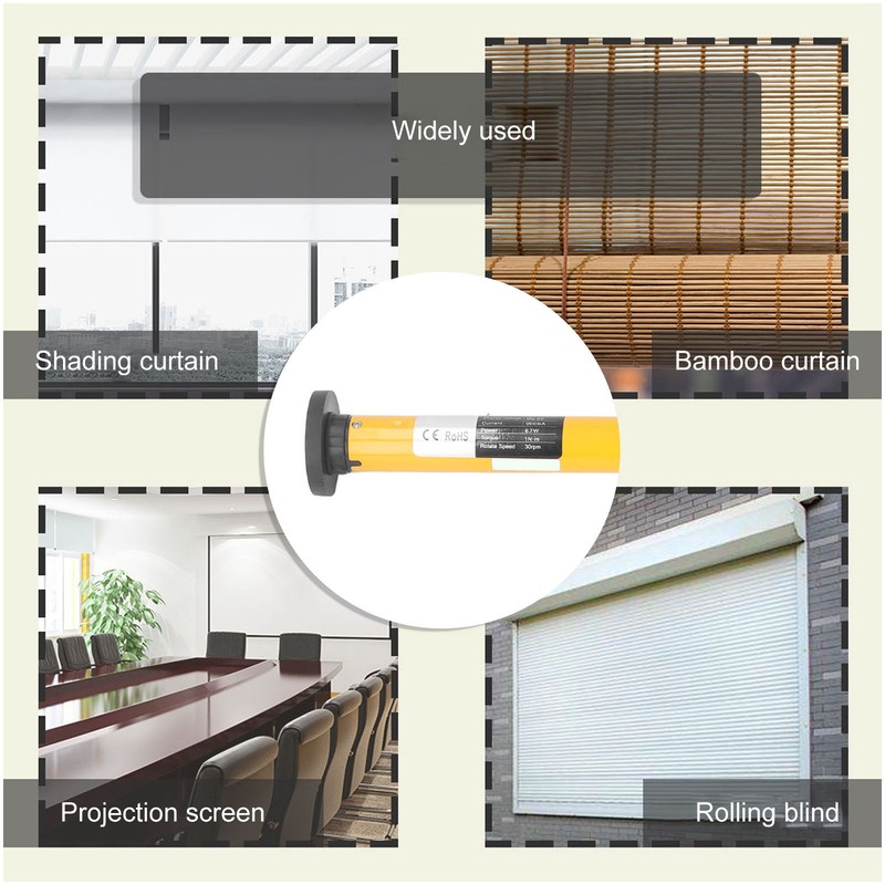 Smart Roller Shade Blind Motor Lithium Battery Rechargeable APP Voice