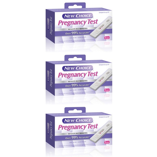 New Choice Pregnancy Test (Pack of 3)