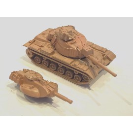 Timberlake  4 PACK! Model M60 Military Army Tank 1/48 scale, A2 A3 turrets, Tan/Sand Brown!
