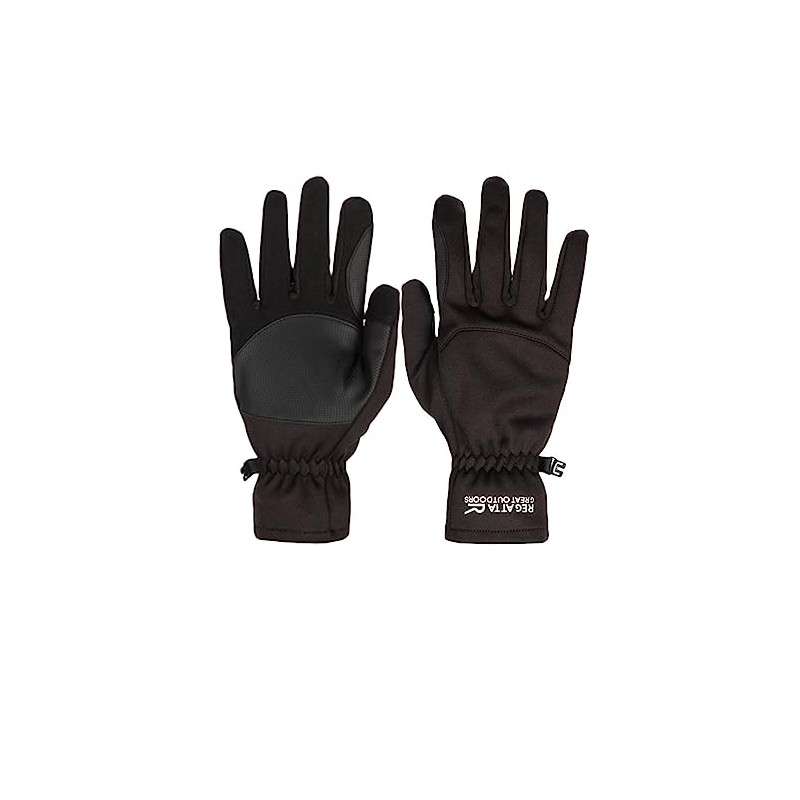 Regatta Guanti Softshell III, Nero, M