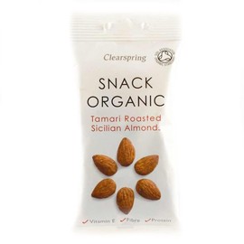 Clearspring | Tamari Roast Sicilian Almonds | 1 x 30g