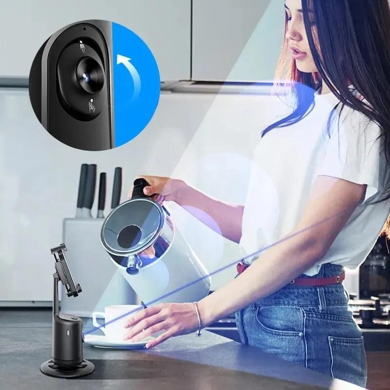 Auto Face Tracking Phone Holder Tripod Stand Smart Selfie Stick