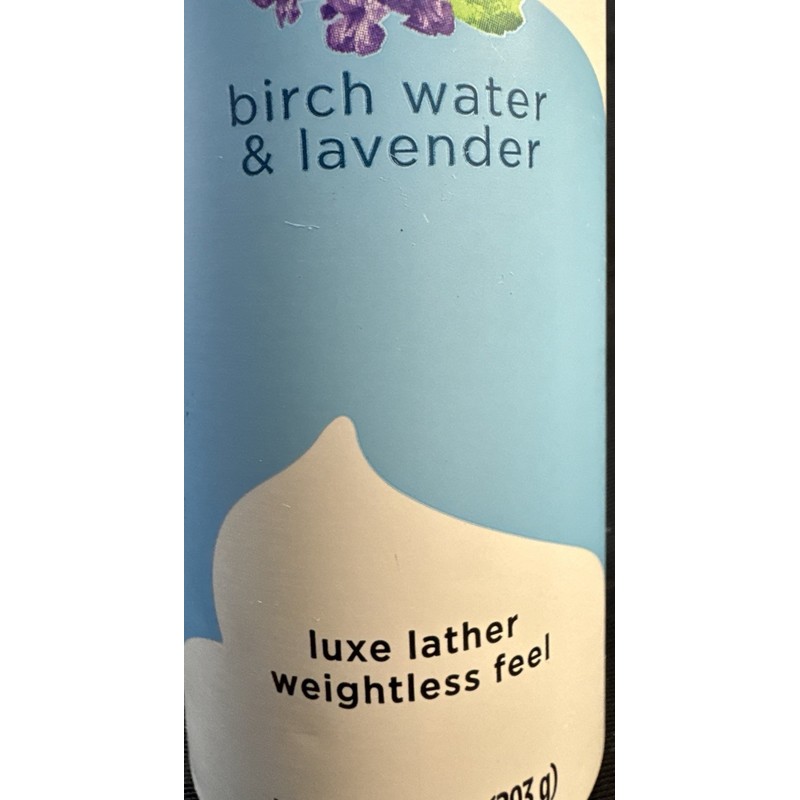 olay foaming whip body wash birch water & lavender 10.3oz