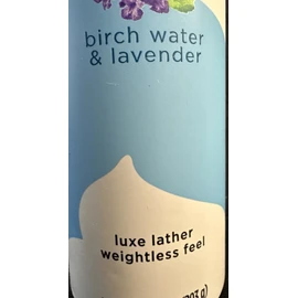 olay foaming whip body wash birch water & lavender 10.3oz scuff/dented bottle