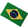 Brazil Flag Embroidered Patch Brazilian Iron On Sew On National