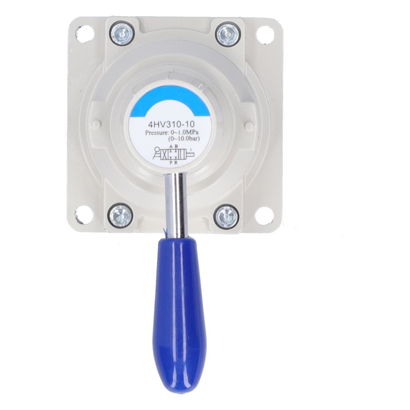 Air Hand Valve Pneumatic Rotary Lever Flow Control 3 Position