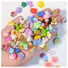 Wisafory Kawaii Nagel Charms 160 Stück 3D Nail Art Dekoration