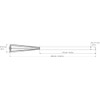 Rattleware 10.25" Long-Handle Silver Espresso Whisk - Perfect Coffee Distribution,