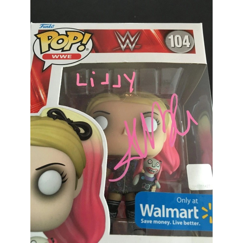 Funko ALEXA BLISS & "LILLY" AUTOGRAPHED #104 FUNKO POP J.S.A.