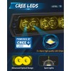 Flush Mount Pod Lights Yellow, 60W 7 Inch CREE LED