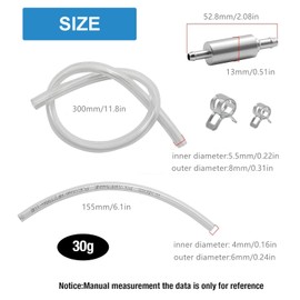 Brake Bleeder Hose,Universal One Way Check Valve Tube Bleeding Tool Kit,Hydraulic Brake Fluid Bleeder Replacement Hose