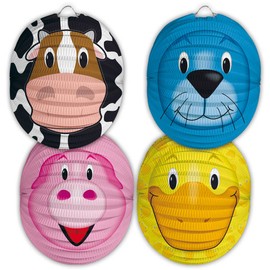 Lantern Lantern 22cm funny animals