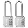 Disecu 4 Digit Combination Lock 2.5 Inch Long Shackle Outdoor