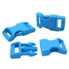 15 Pack Curved Side Quick Release Plastic Buckles for Paracord