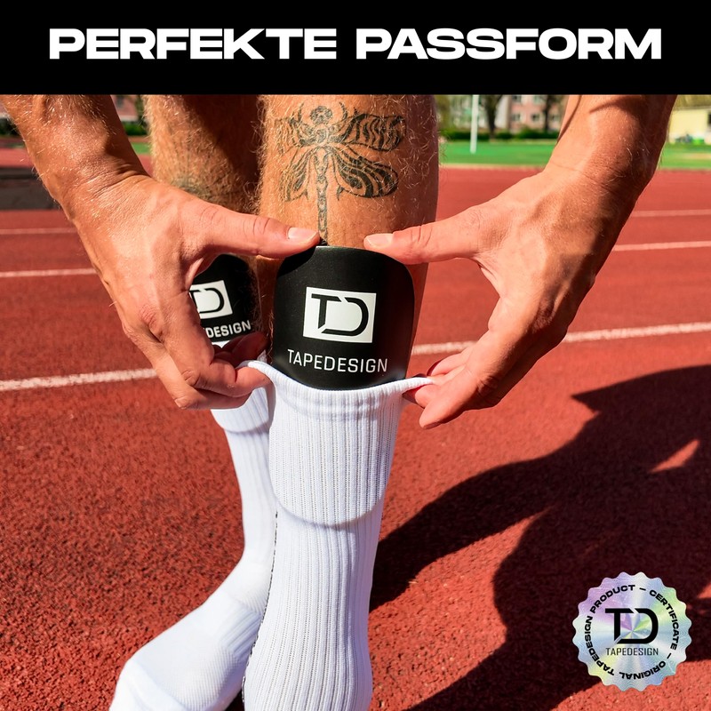 TAPEDESIGN Shin Pads - Ultralight & Flexible for Perfect Fit