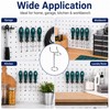 24 Pcs Silver 12 Pcs Screwdriver Organizer Tool Holders Multi-tool