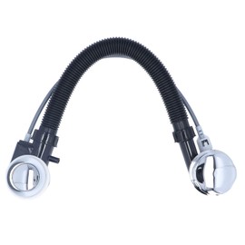 Tub Drain Kit, Tub Drain Flexible Bath Overflow Drain Pipe, Length 65CM, Freestanding Tub Drain for Kitchen Bathroom Bath SPA Bathtub