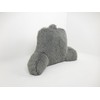 Arlee Shaggy Fur Bedrest Lounger, Charcoal