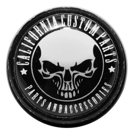 GUAIMI Stainless Knurled Fender Seat Bolt Screw 1/4"-20 Thread Compatible with Harley Sportster Touring Electra Glide Street Glide 1996-2020 - Kalifornien Schädel(Black)