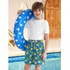BesserBay Summer Boys' Swimming Trunks with Compression Liner Pockets UPF