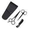 Kit De Tijeras De Facial Negro