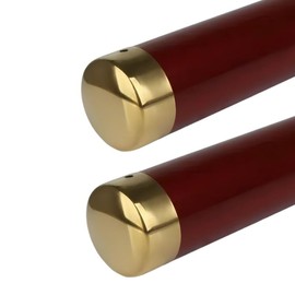 2pcs Stainless Steel Handrail End Caps Round Gold Hand Railing End Plugs for Handrall Fixing,50MM