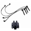 TRQ Ignition Coil Kit 2 Piece Compatible with 2005-2006 Saab