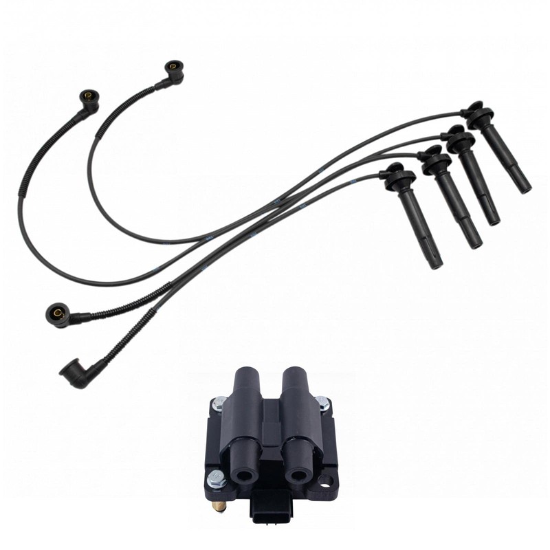 TRQ Ignition Coil Kit 2 Piece Compatible with 2005-2006 Saab