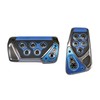 Carmate Car Pedal Set, RAZO GT Spec AT-S Carbon Blue,