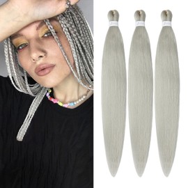 Braids Synthetic Hair 20 Inch 3 Packs Ginger Braiding Hair for Braids, Hair for Braiding Box Braids Synthetic Hair for Braiding Synthetic Braiding Hair Extensions Braids Braid Extensions (20 Inches,