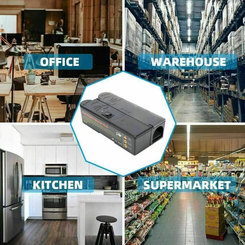 Phomemo Mouse Trap Control Electronic Rat Trap 7000 High Voltage