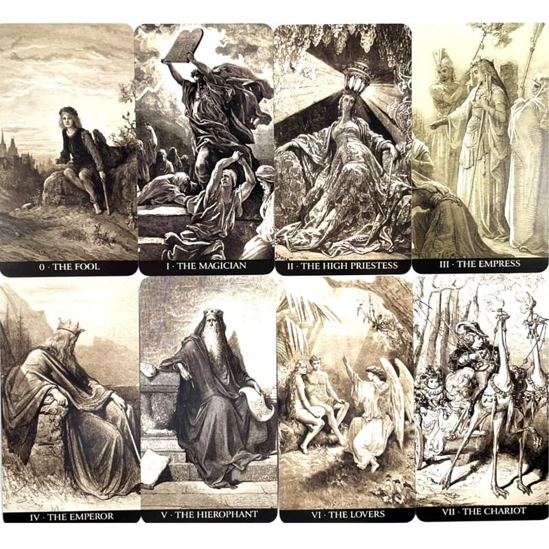Tarot Cards, 78 Sheets, Tarot Divination Torting, Gustave Doré Tarot,
